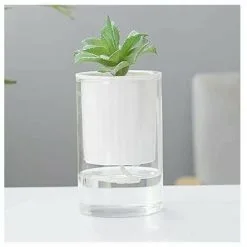 GTA Self-Watering Flowerpot - Ceramic - Double Layer - Creative - Indoor And Outdoor, B -Indoor Flower Pot 96182754 4