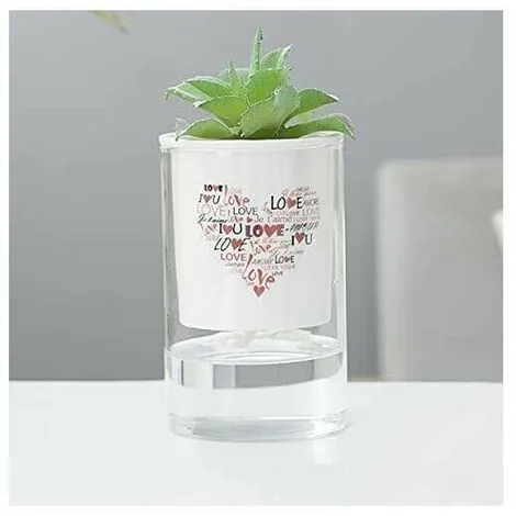 GTA Self-Watering Flowerpot - Ceramic - Double Layer - Creative - For Indoor And Outdoor, D 5 GTA Self-Watering Flowerpot - Ceramic - Double Layer - Creative - For Indoor And Outdoor, D - Image 3