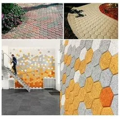 Soleil Concrete Paver Mold 29 X 29cm Path Deck Driveway Patio Garden DIY Stone Road Mold 11 Soleil Concrete Paver Mold 29 X 29cm Path Deck Driveway Patio Garden DIY Stone Road Mold -Indoor Flower Pot 97099409 5