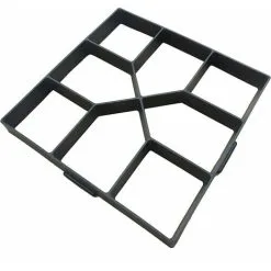 Soleil 40x40cm Plastic Paving Mold For Garden, Deck, Driveway, Patio, Sidewalk, Concrete, Cement, Reusable Paving Mold, DIY Formwork Mold -Indoor Flower Pot 97104517 3