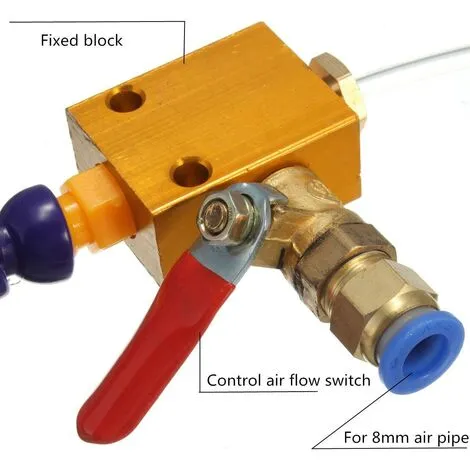 MEZHENG 8 Mm CNC Lubrication Spray System Air Hose Drilling Rig For Cooling Machine 6 MEZHENG 8 Mm CNC Lubrication Spray System Air Hose Drilling Rig For Cooling Machine - Image 4