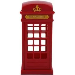 GTA Table Lamps, Decorative Lights, LED Night Lights Retro London Telephone Booth Bedside Lamp