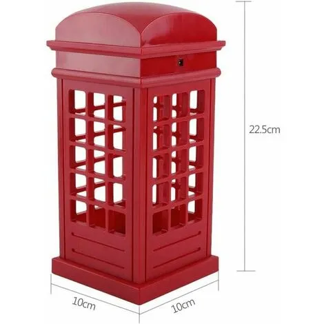 GTA Table Lamps, Decorative Lights, LED Night Lights Retro London Telephone Booth Bedside Lamp 4 GTA Table Lamps, Decorative Lights, LED Night Lights Retro London Telephone Booth Bedside Lamp - Image 2