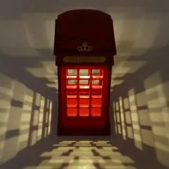 GTA Table Lamps, Decorative Lights, LED Night Lights Retro London Telephone Booth Bedside Lamp 10 GTA Table Lamps, Decorative Lights, LED Night Lights Retro London Telephone Booth Bedside Lamp -Indoor Flower Pot 97702723 4