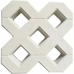 PENY Paving Mold, DIY Concrete Slab Mold Square Garden Plastic Concrete Path Paving Brick Propylene Pavement Mold Walkway Garden Buildings Accessories Concrete Mold (40X40CM)