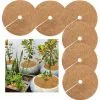 PENY Coco Plant Mat, Coco Mulching Disc, Winter Protection For Potted Plants, Protect Potted Plant Roots From Frost 30cm 6Pcs -Indoor Flower Pot 97813483 1