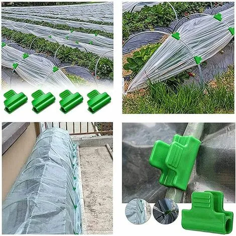 PENY Cover Row Films, Greenhouse Clip, Greenhouse Film Clip, Cover Row Film Greenhouse, Clip Hoop Plastic Net Tunnel 41cm 30Pcs Green 6 PENY Cover Row Films, Greenhouse Clip, Greenhouse Film Clip, Cover Row Film Greenhouse, Clip Hoop Plastic Net Tunnel 41cm 30Pcs Green - Image 4