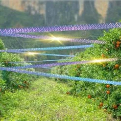 Way Repellent Tape 2 Rolls 2.4CM100M Anti Pigeon Bird Scarer Double Sided Bird Repellent Holographic Glossy Bird Repellent Tape For Scaring Birds Bird Repeller -Indoor Flower Pot 98819522 4